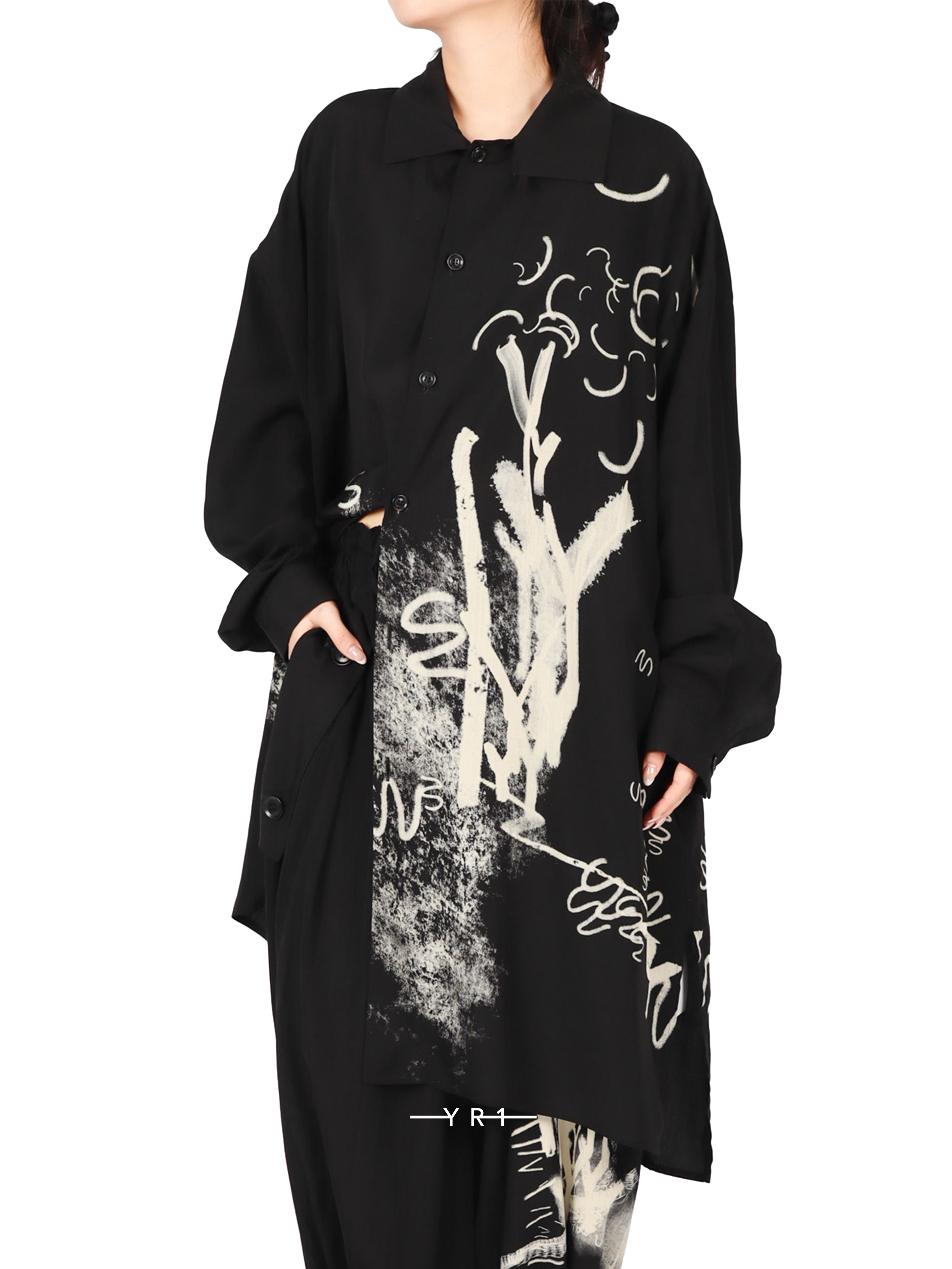 S-Cloth Collar Big Shirt