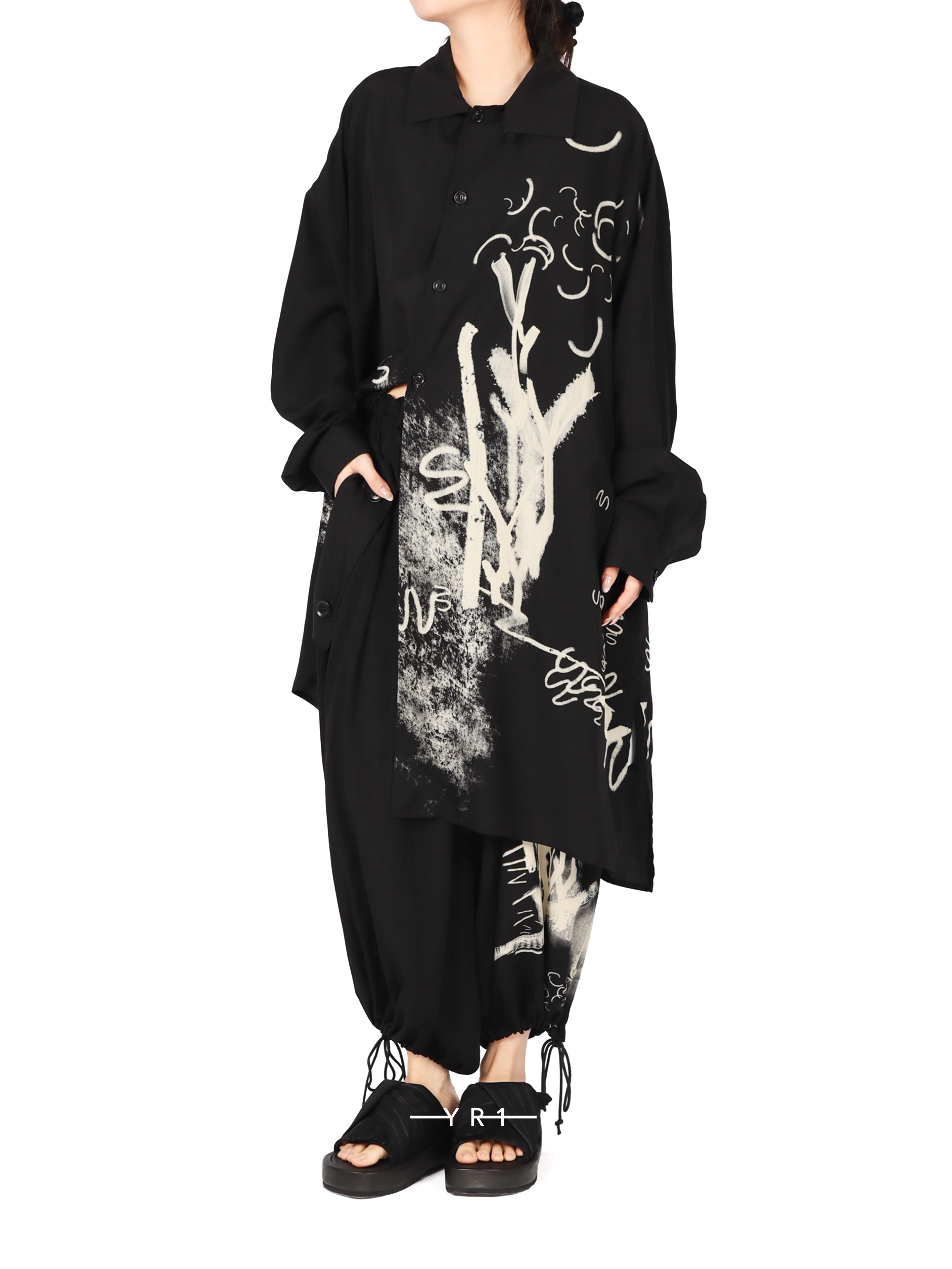 S-Cloth Collar Big Shirt