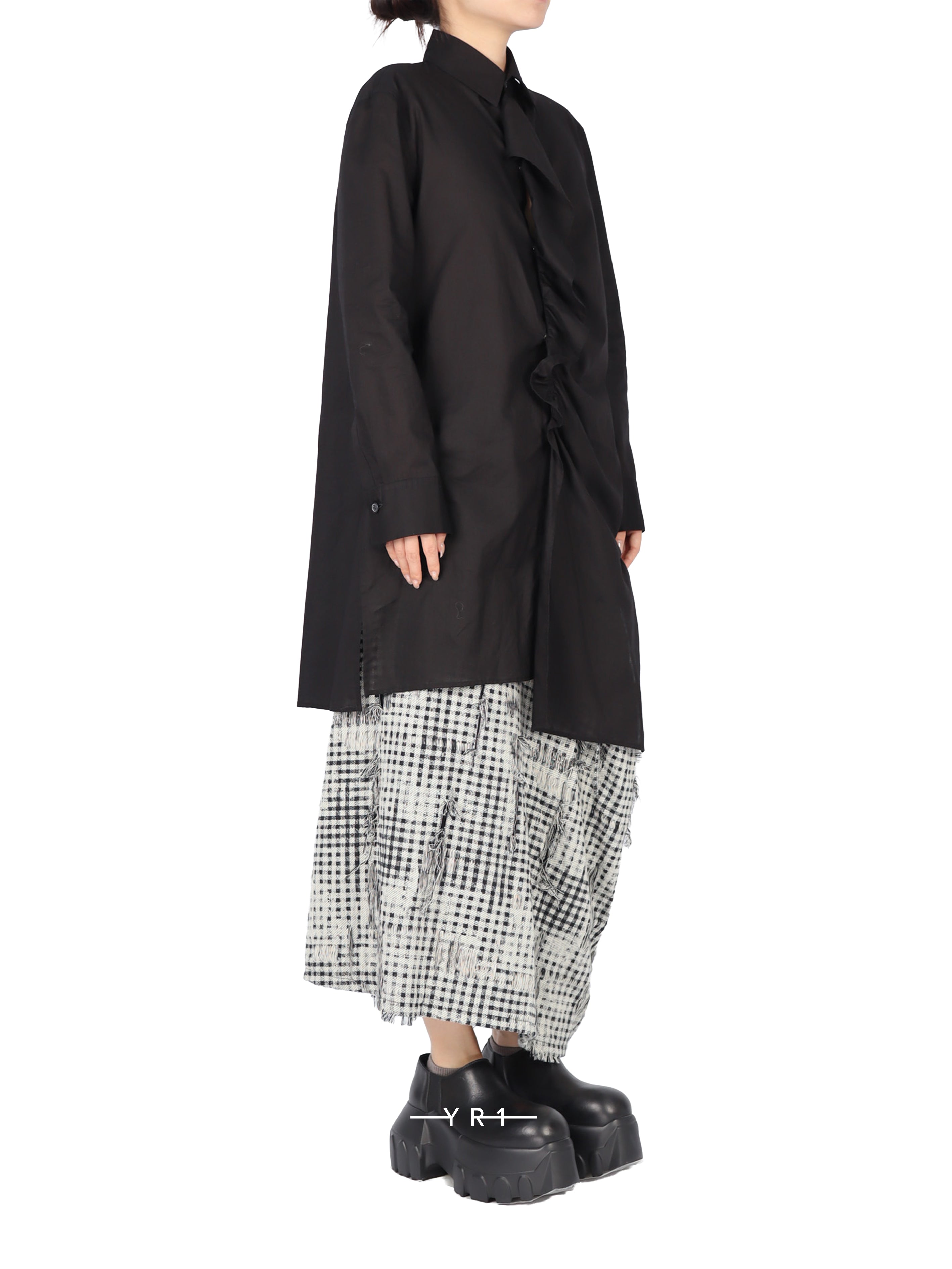 U-Bleed Frill Shirt