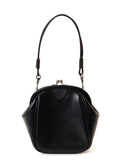 Metal Clasp Shoulder Bag
