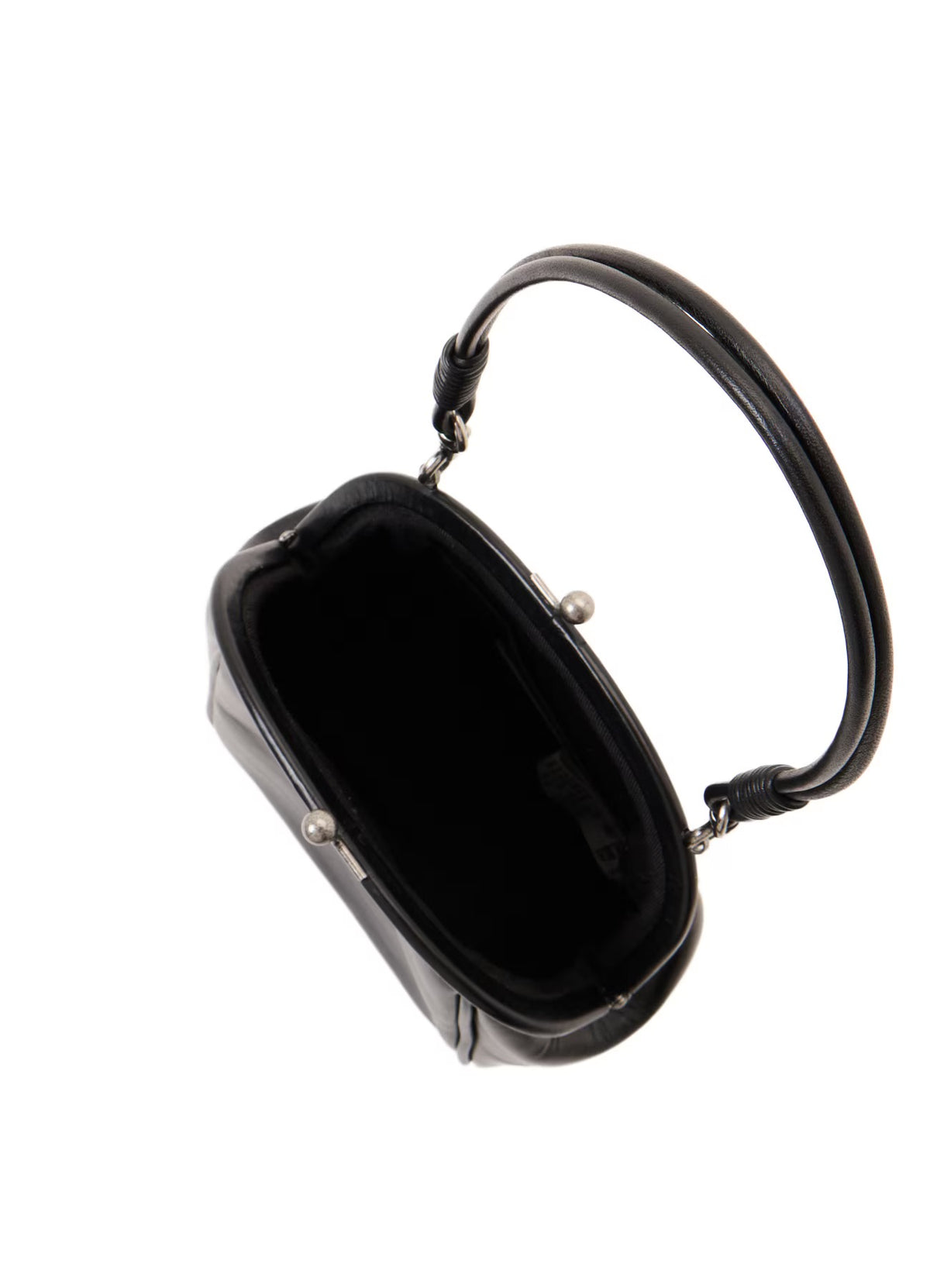 Metal Clasp Shoulder Bag