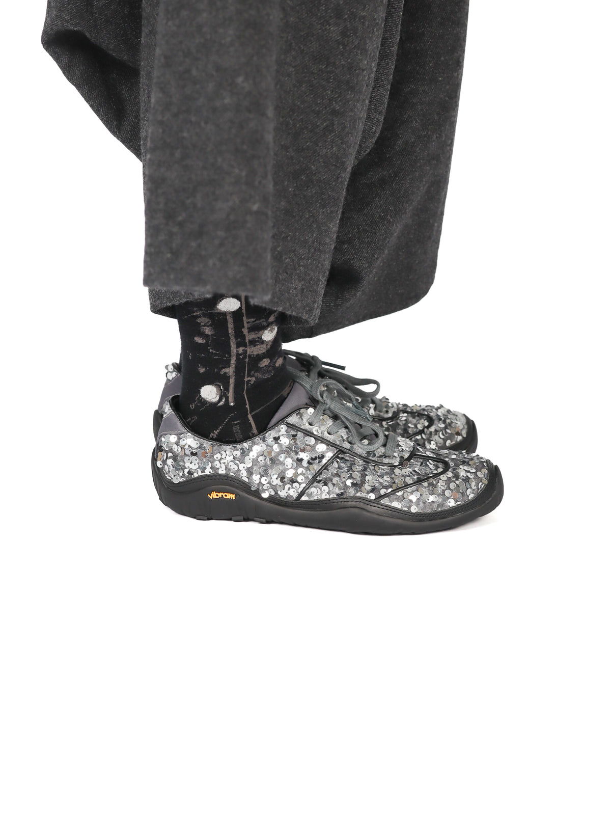 Sequin Sneaker-Grey