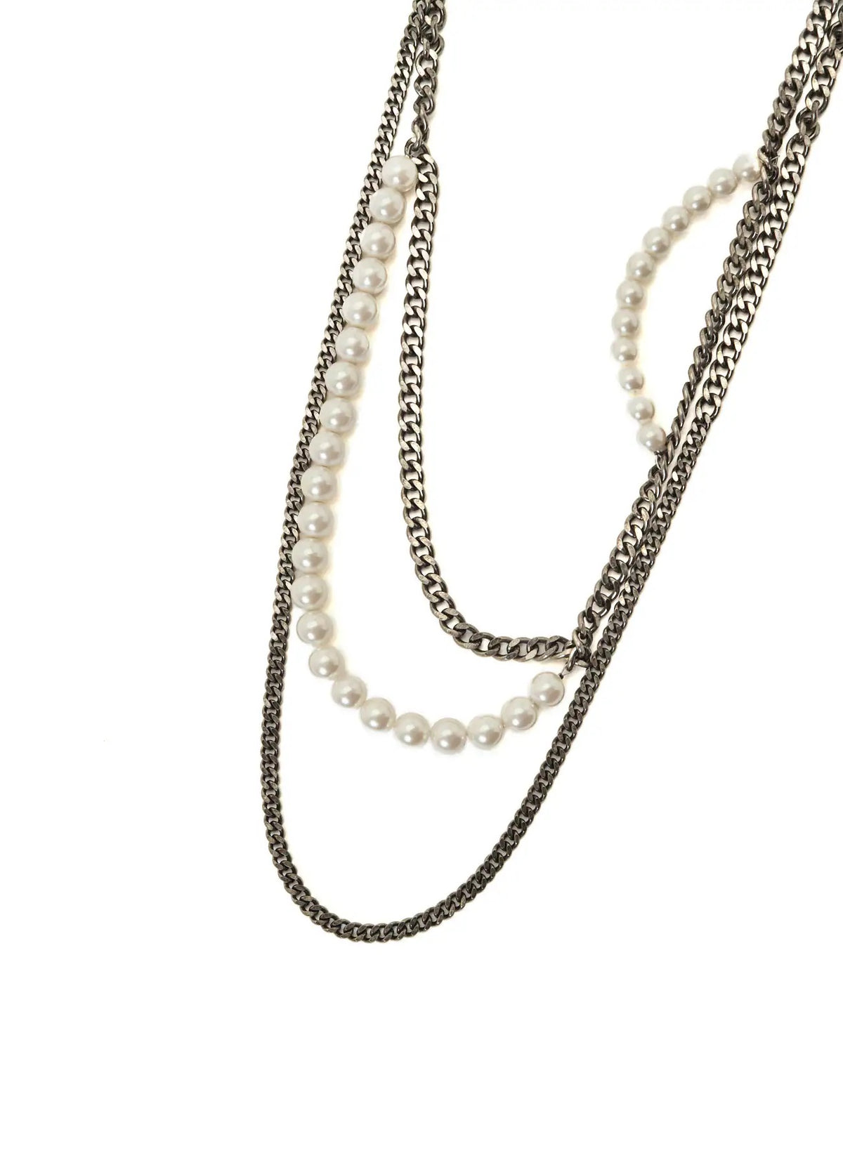 Three-Pronged Long Necklack