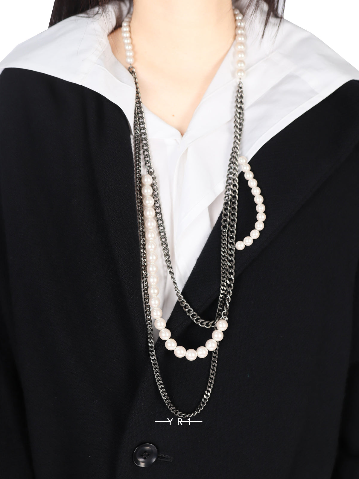 Three-Pronged Long Necklack
