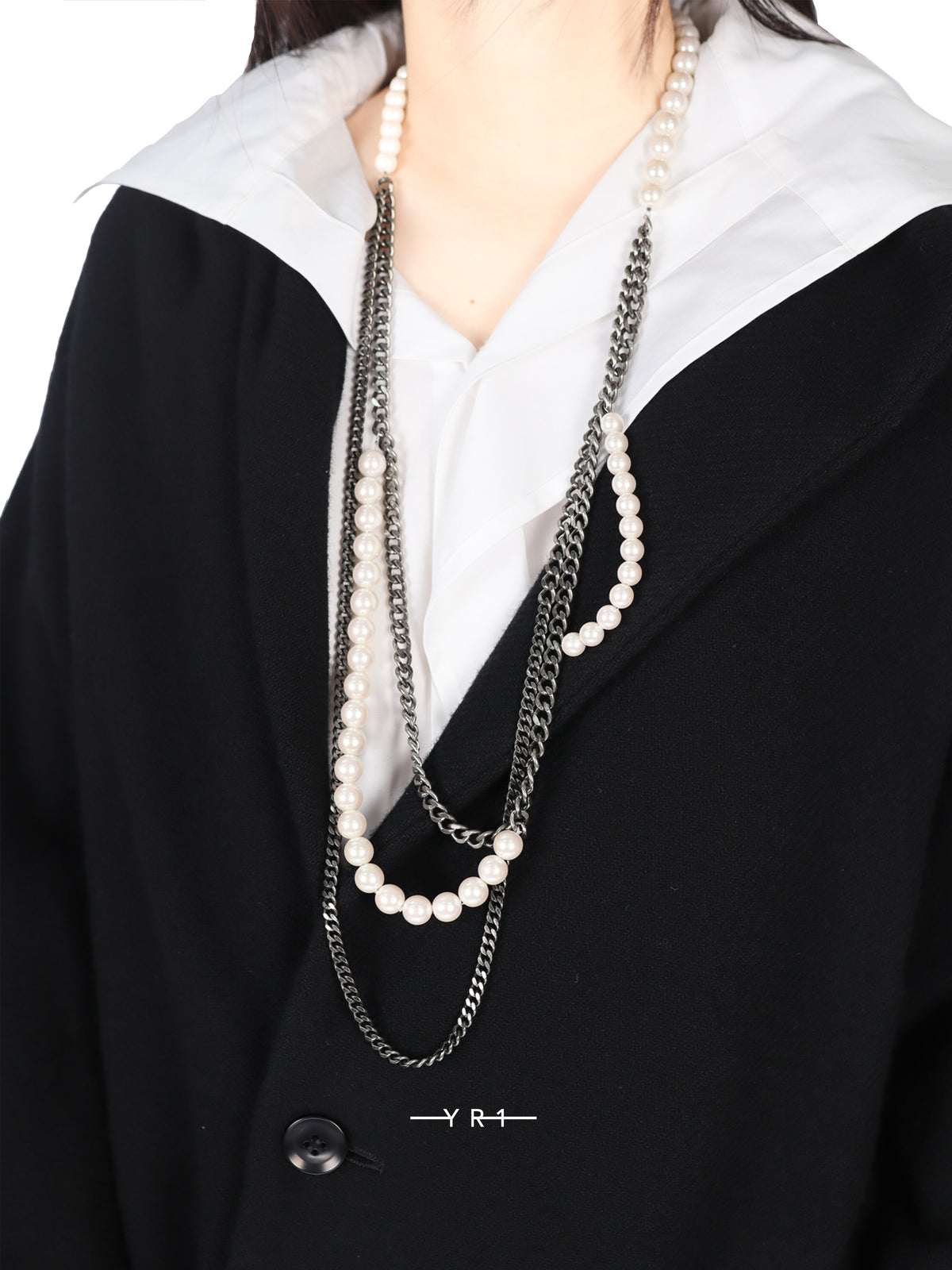 Three-Pronged Long Necklack