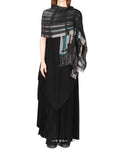 Print Scarf-Blue