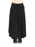 Y-Pleated Uneven Sk