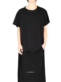Re Vertical Panel Short Sleeve T