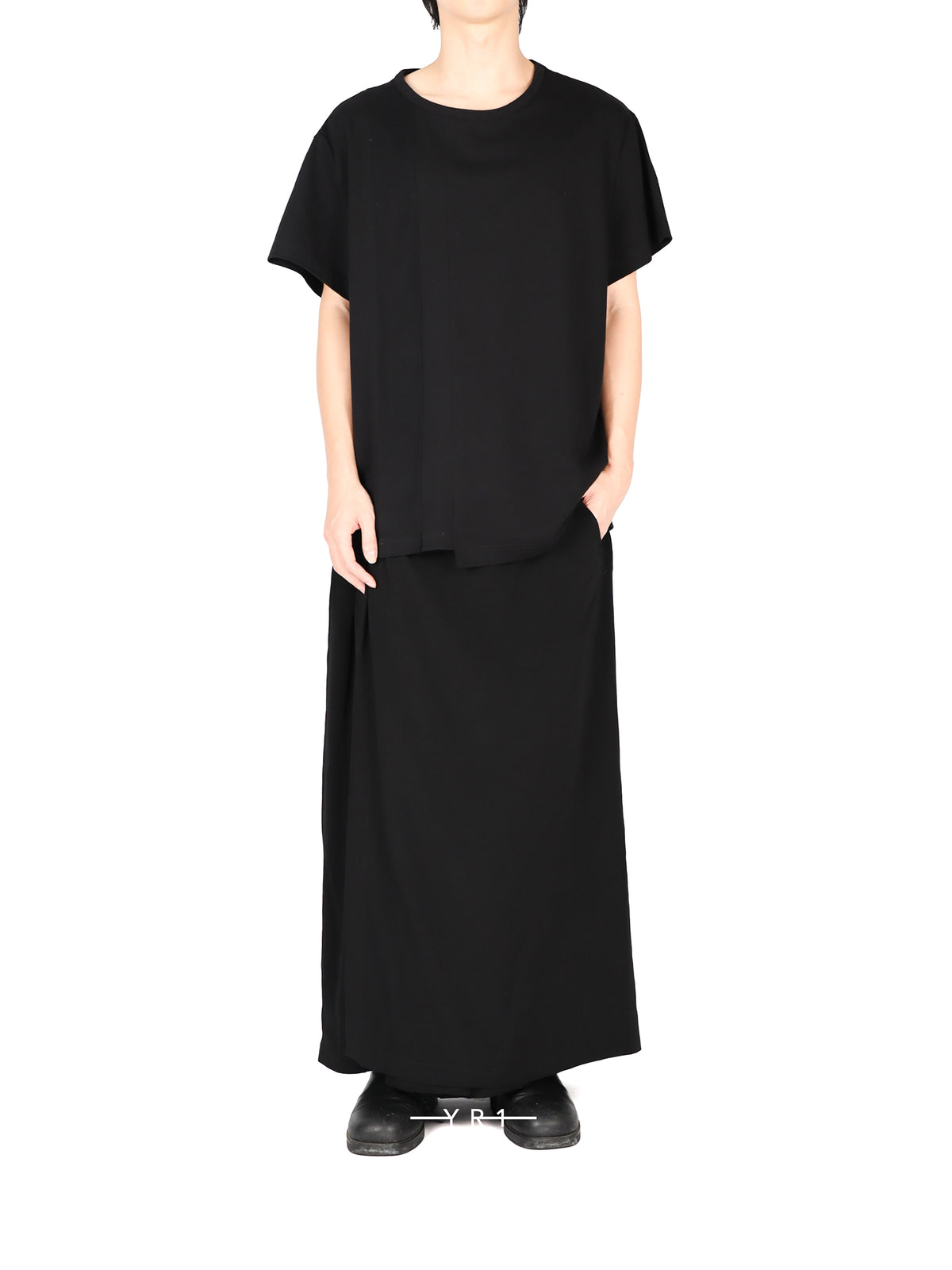 Re Vertical Panel Short Sleeve T