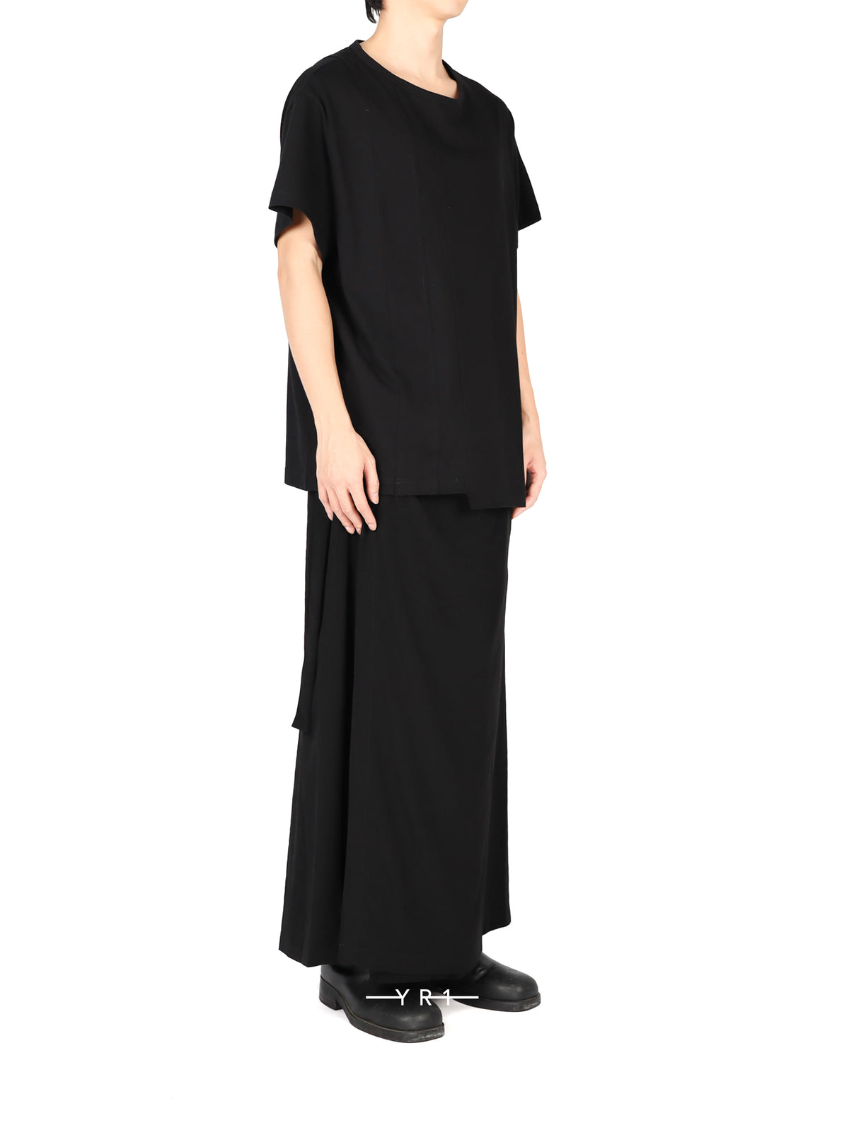 Re Vertical Panel Short Sleeve T