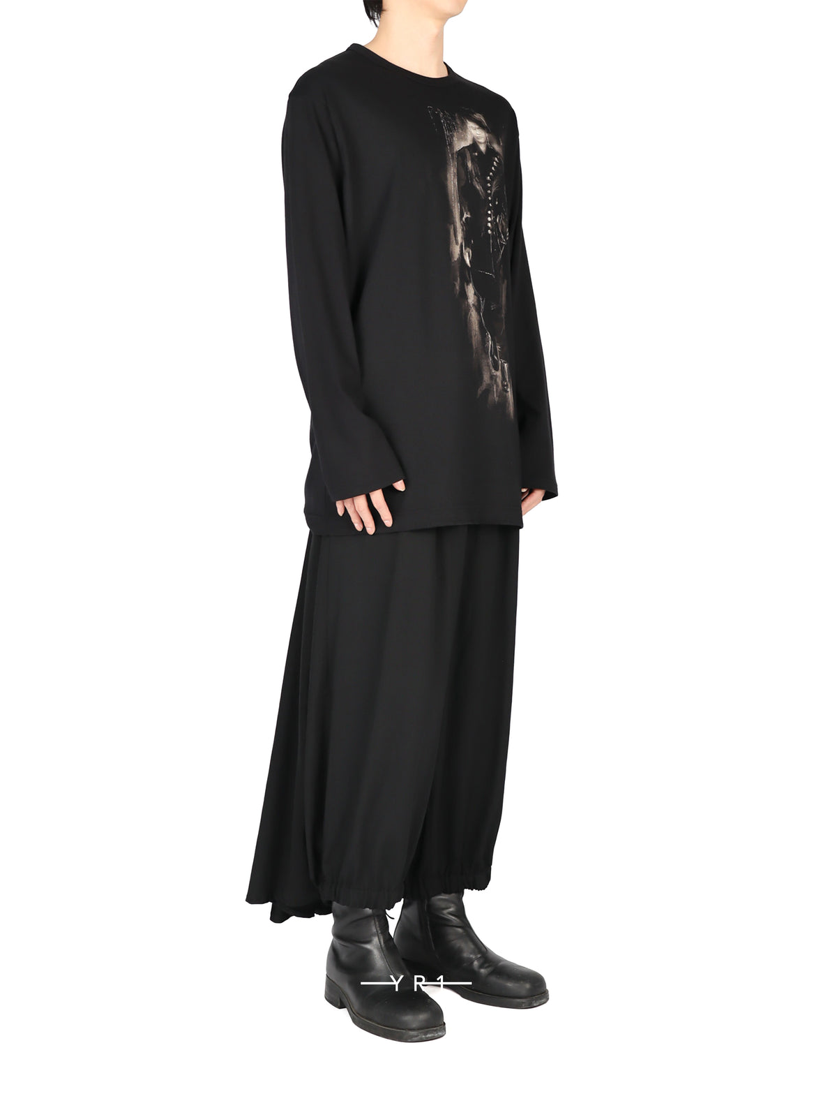 Round Neck Long Slv/ Pt-A