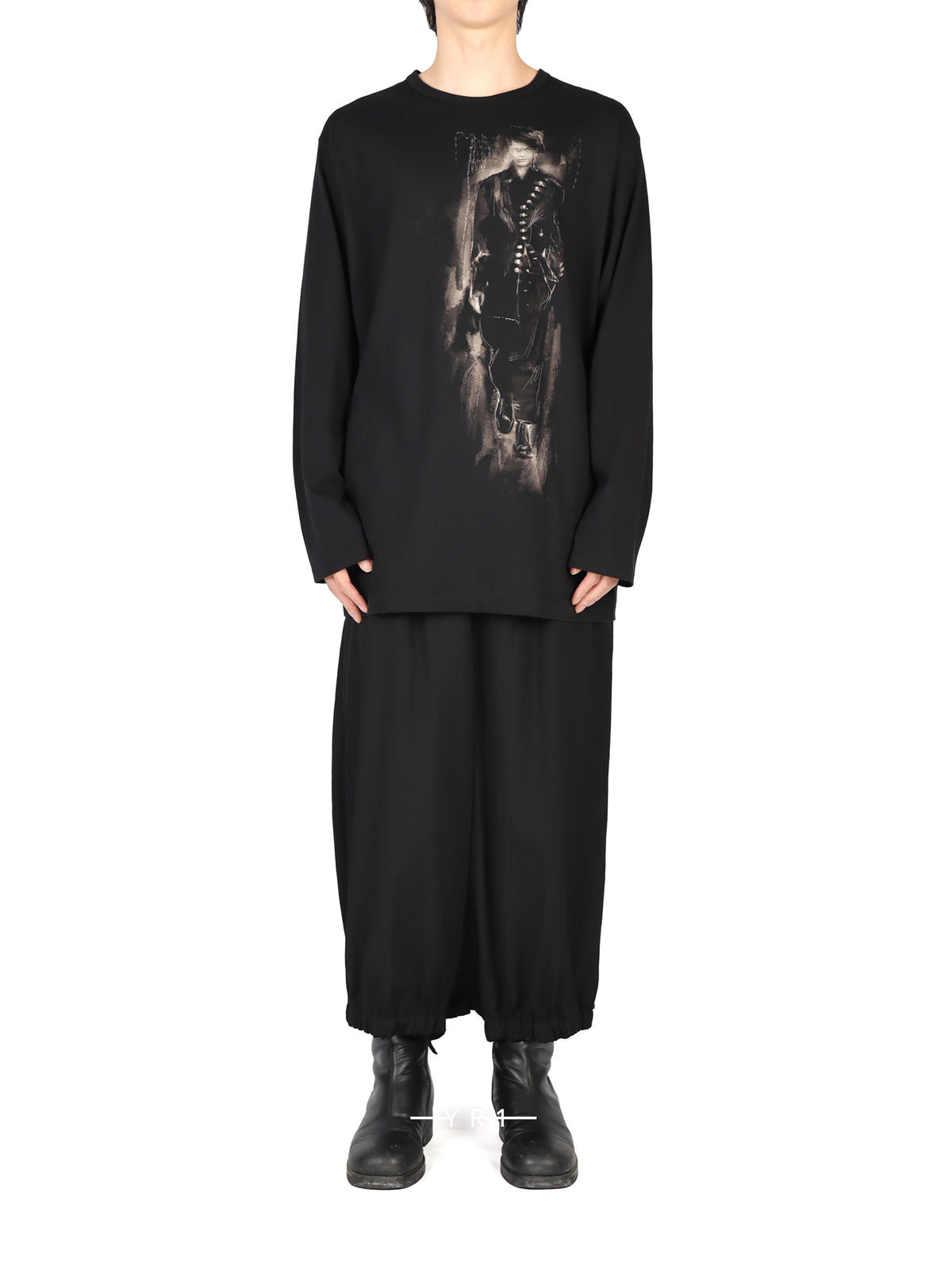 Round Neck Long Slv/ Pt-A