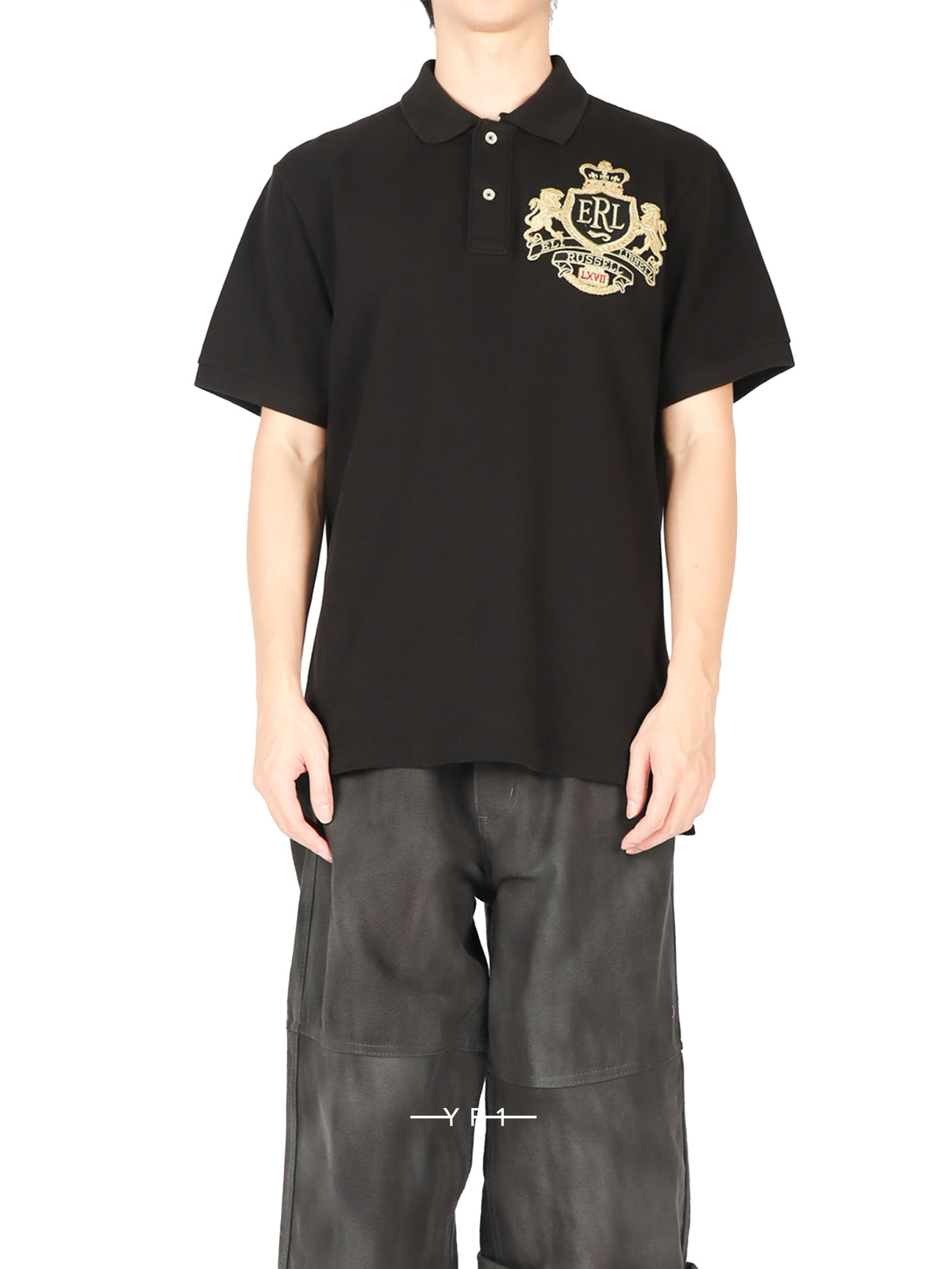 Unisex Crest Polo Tee Knit