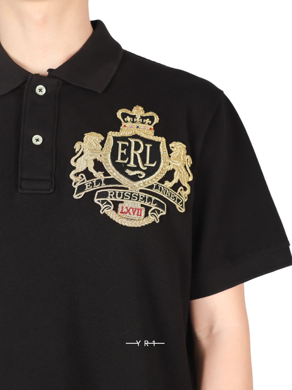 Unisex Crest Polo Tee Knit