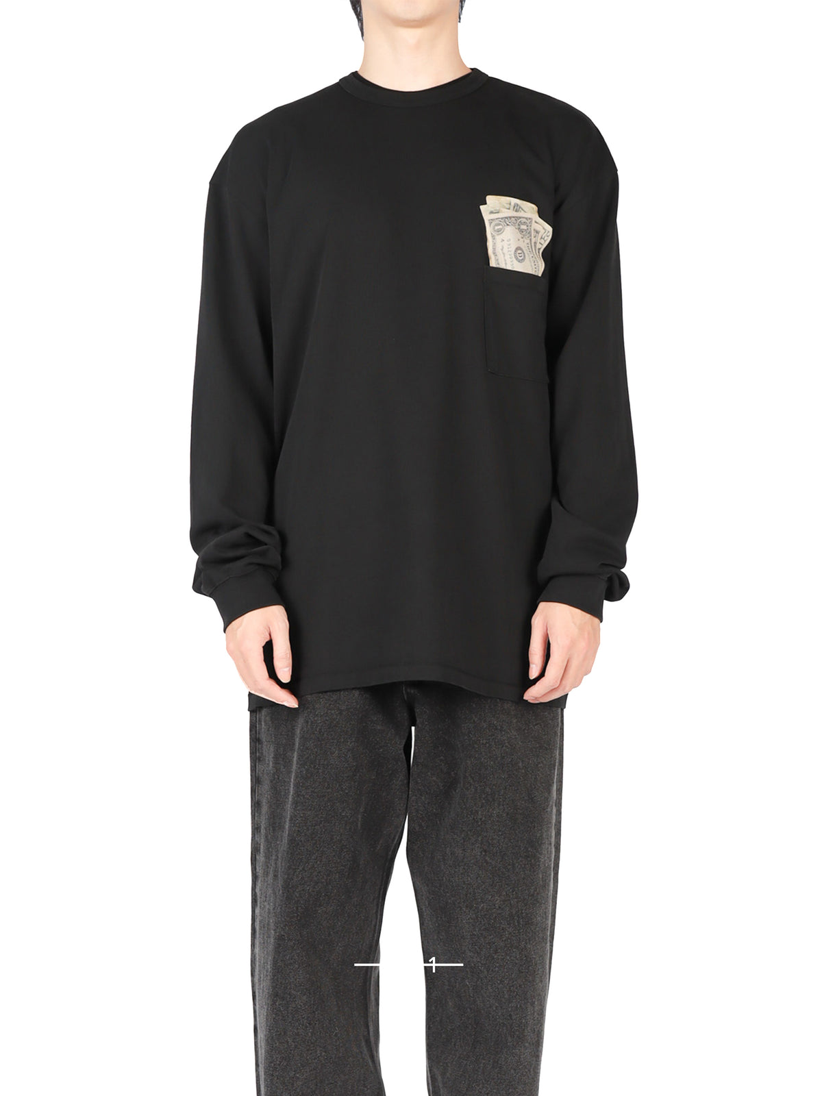 Unisex Money Longsleeve Tee Knit