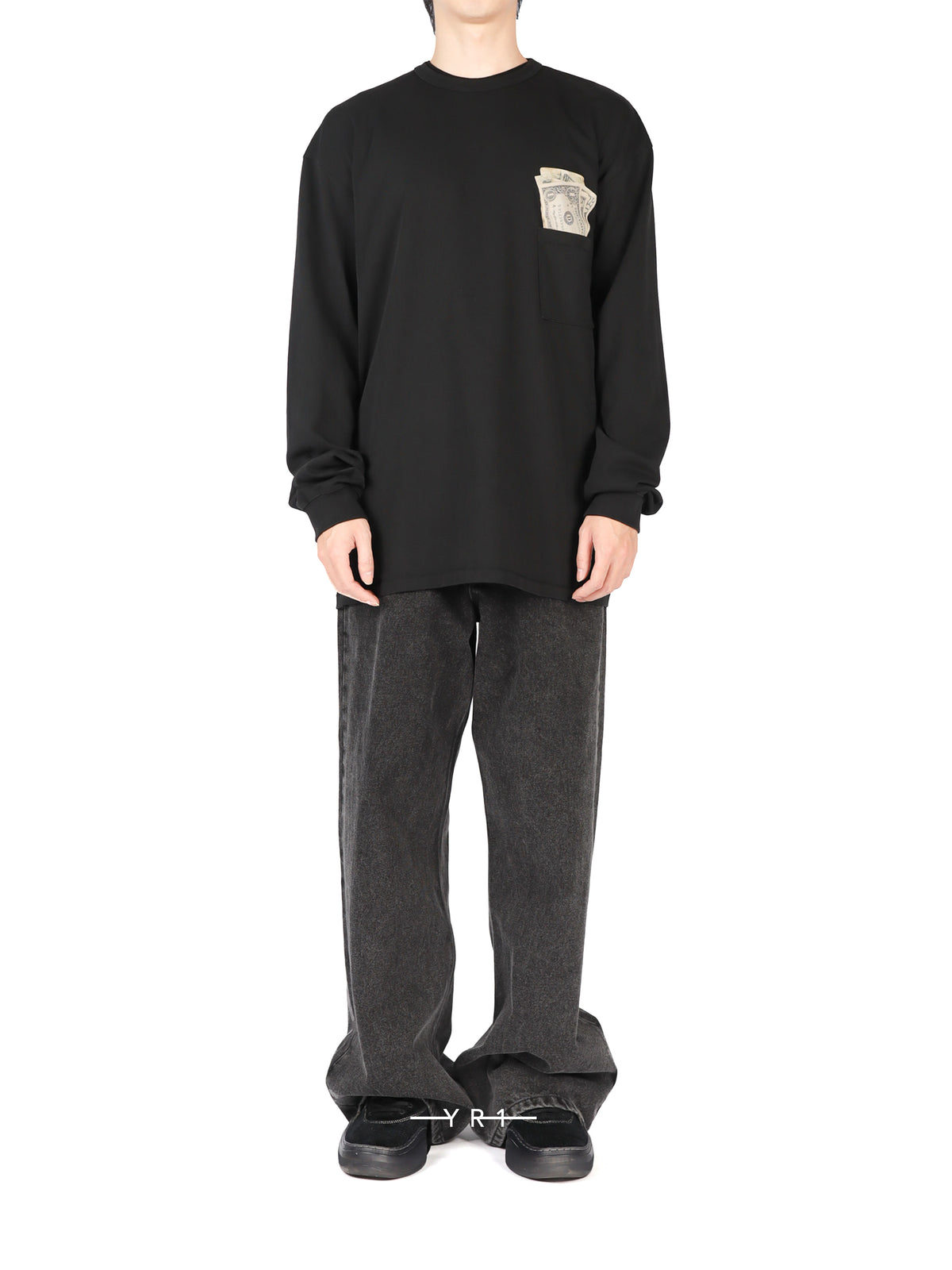 Unisex Money Longsleeve Tee Knit