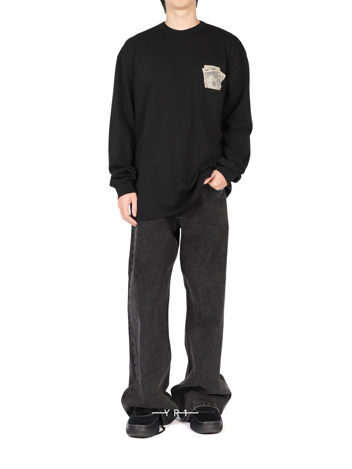 Unisex Money Longsleeve Tee Knit