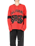 Unisex Red Hockey Sweatshirt Knit