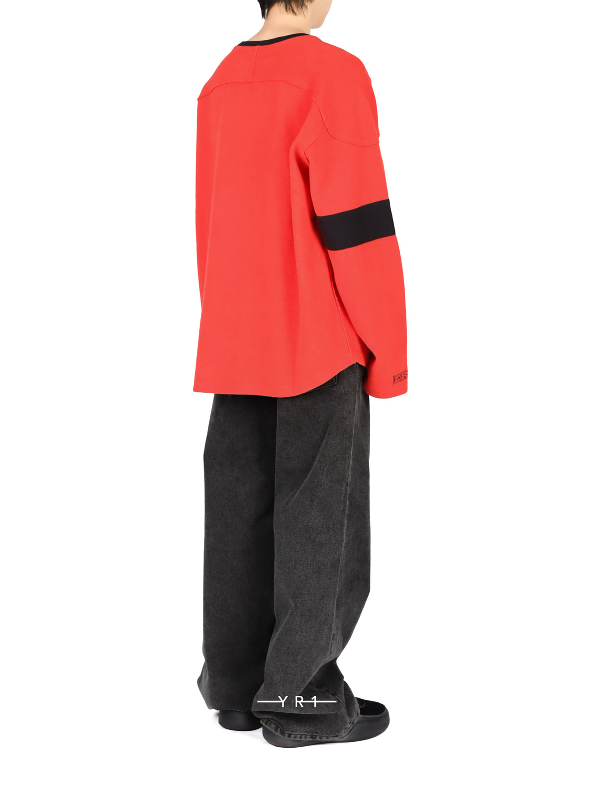 Unisex Red Hockey Sweatshirt Knit