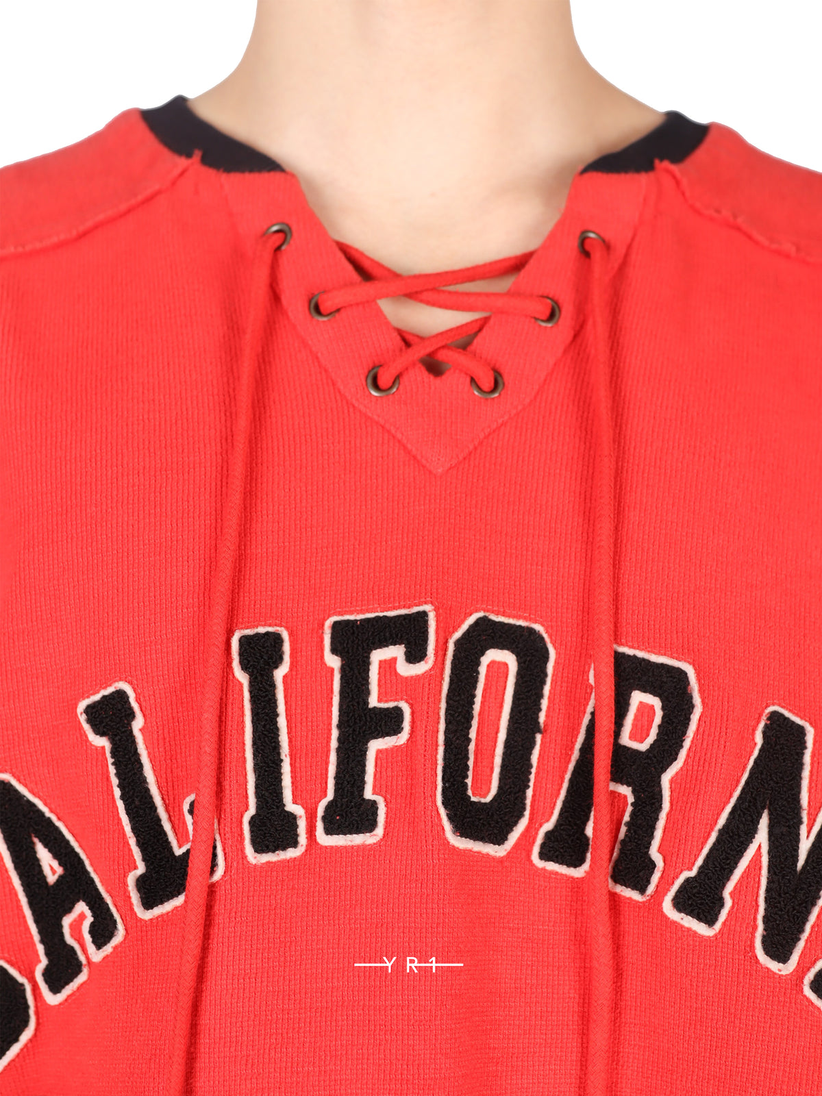 Unisex Red Hockey Sweatshirt Knit
