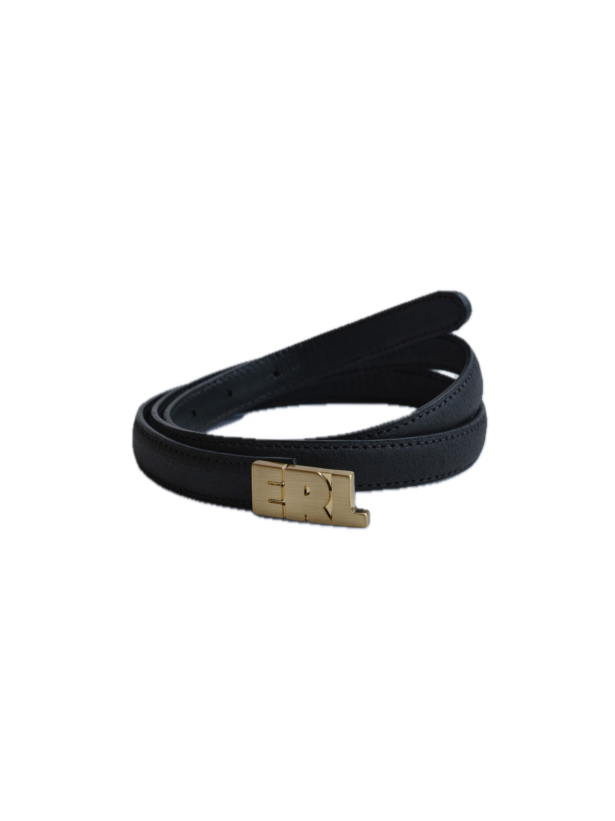 Unisex Small Distressed Belt Leather