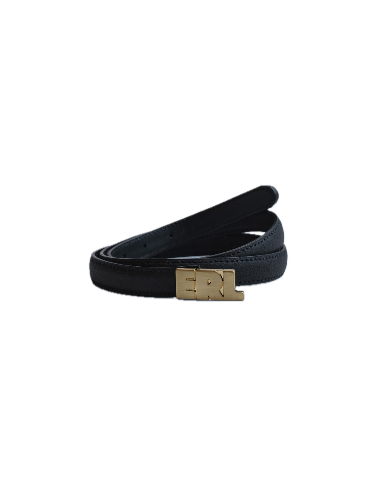 Unisex Small Distressed Belt Leather