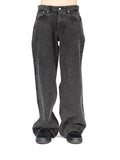 Unisex Straight Cut Jeans Woven