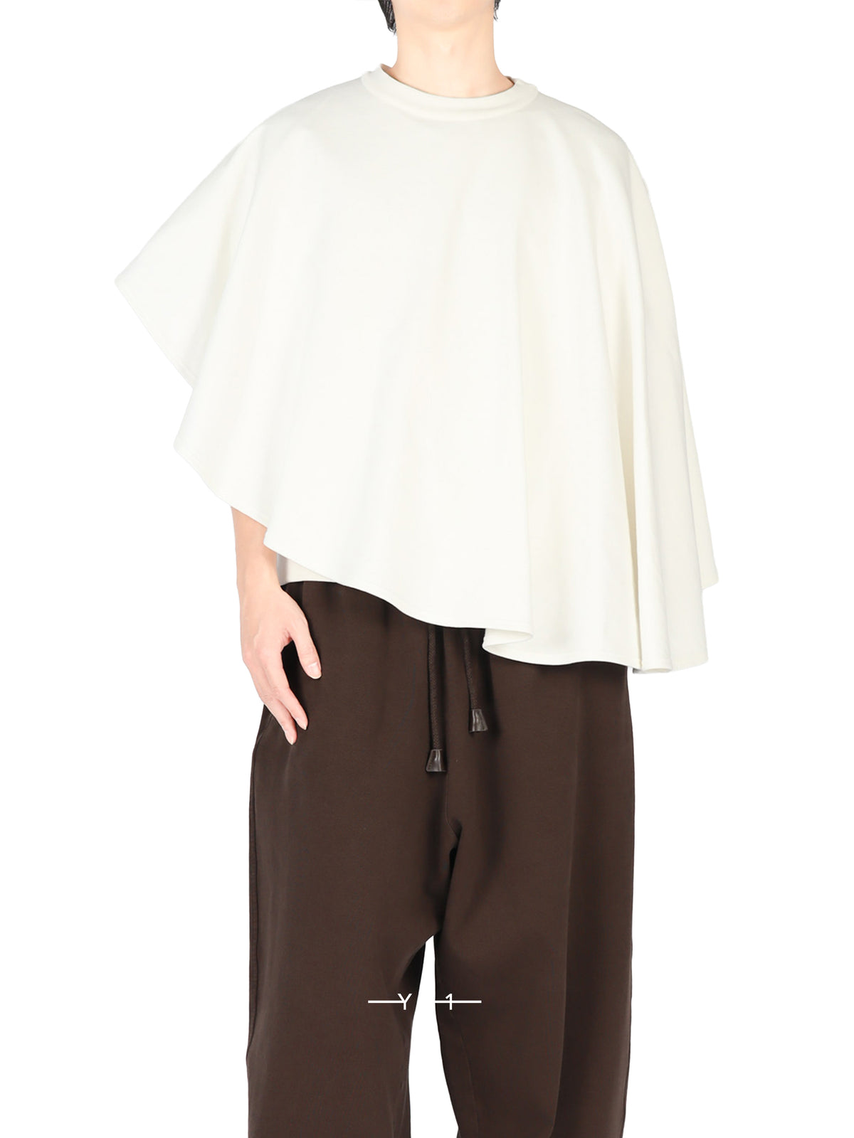 Hed Mayner Off-White Cape-style Sweatshirt