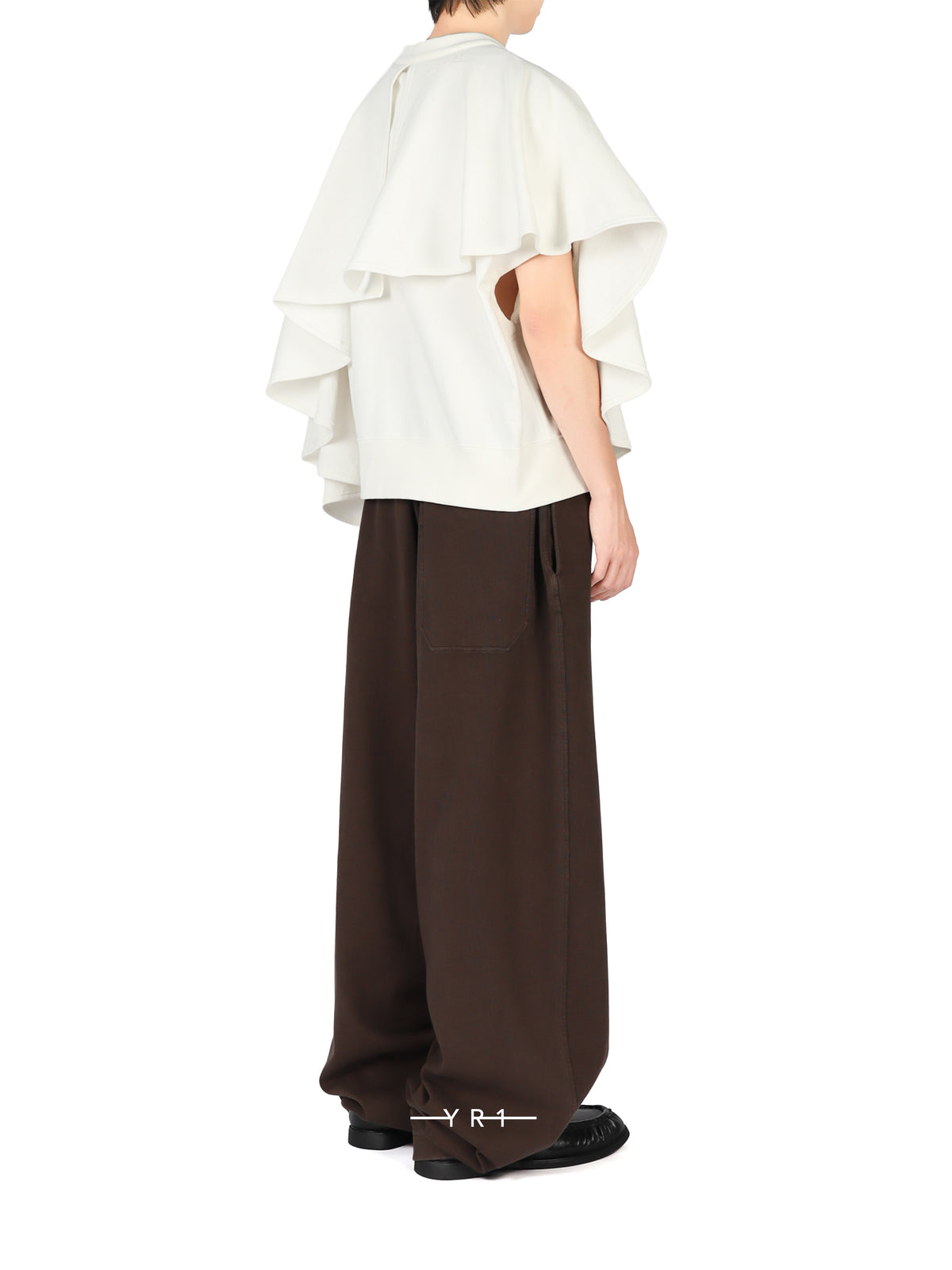 Hed Mayner Off-White Cape-style Sweatshirt