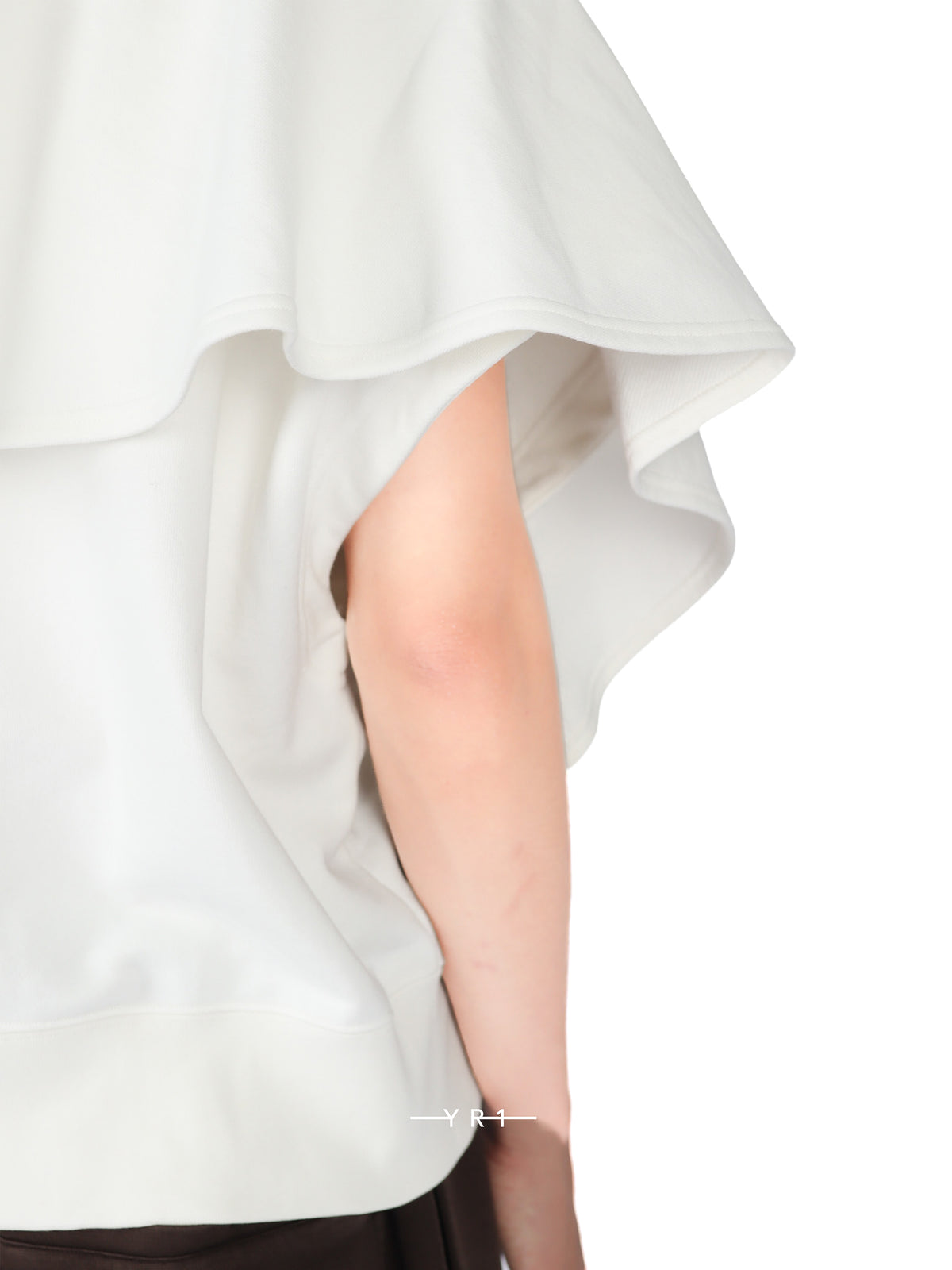 Hed Mayner Off-White Cape-style Sweatshirt