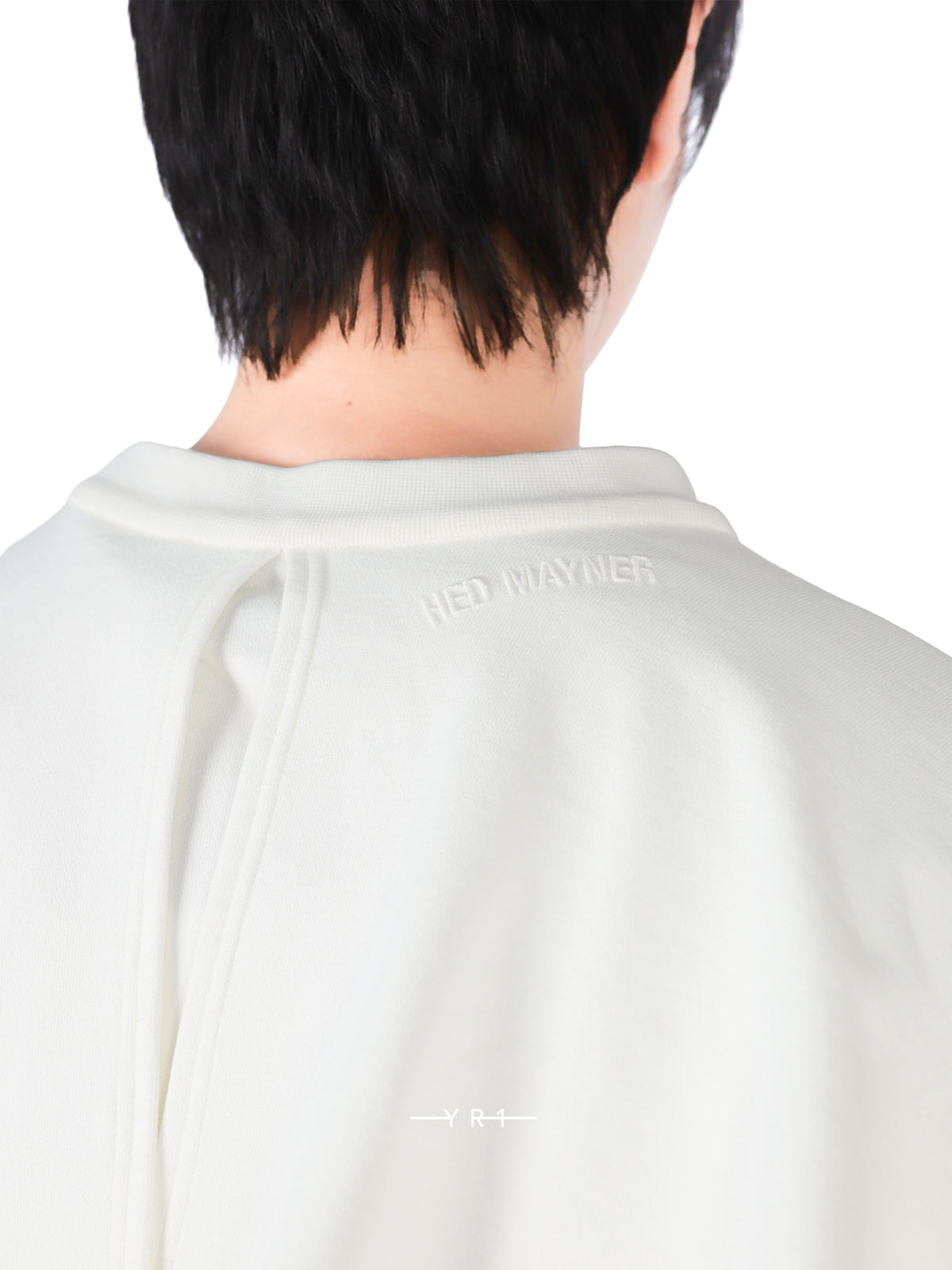 Hed Mayner Off-White Cape-style Sweatshirt