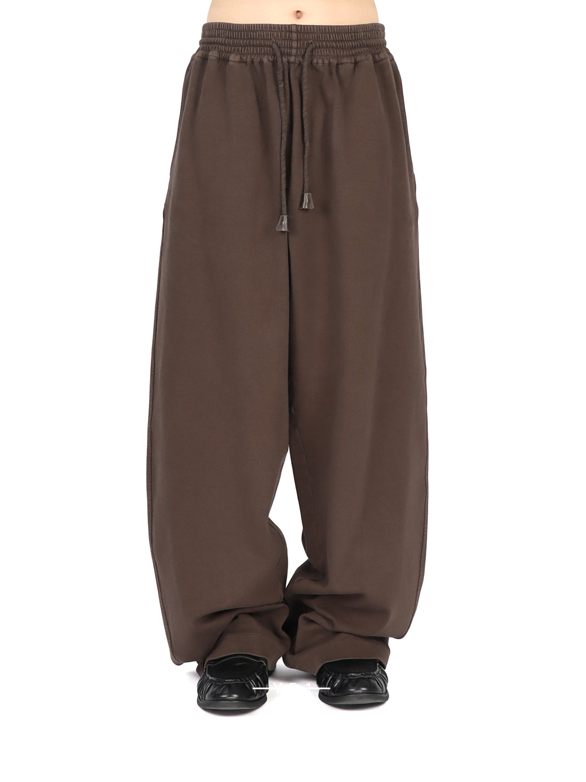 Hed Mayner Brown Embroidered Relaxed-Fit Sweatpants