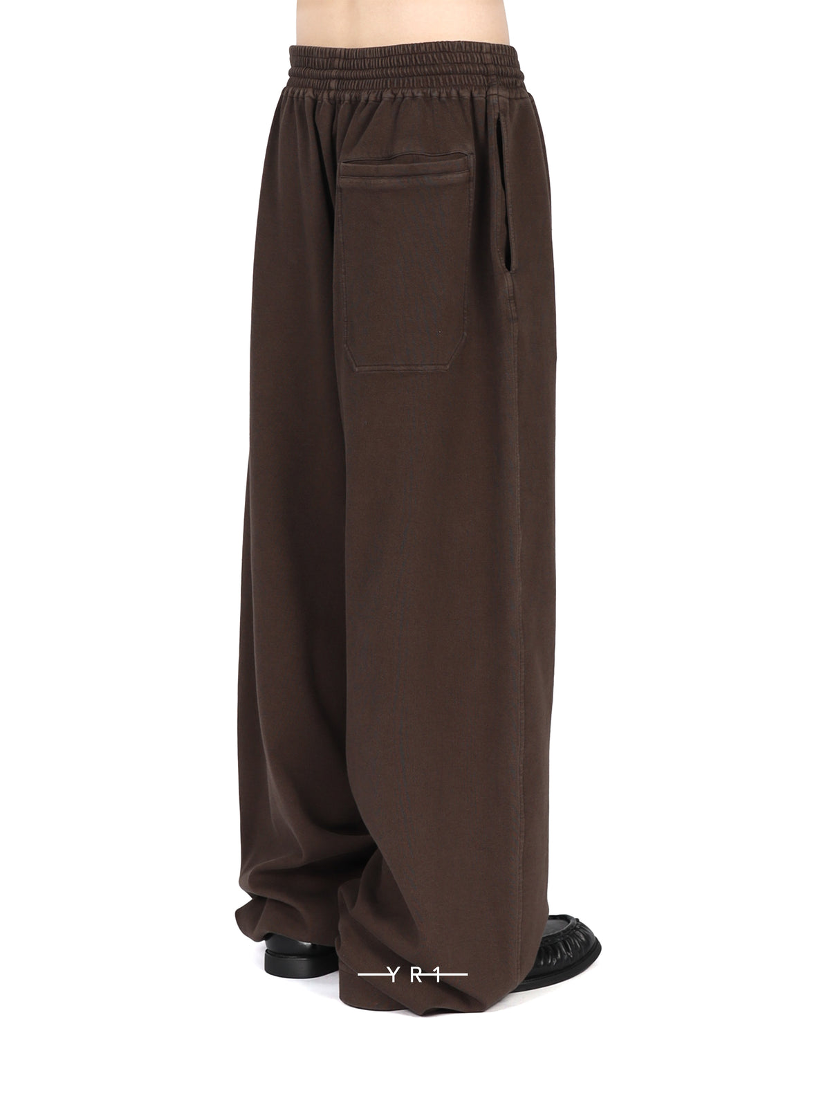 Hed Mayner Brown Embroidered Relaxed-Fit Sweatpants