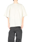 Hed Mayner White Loose-Fit Embroidered Logo T-Shirt