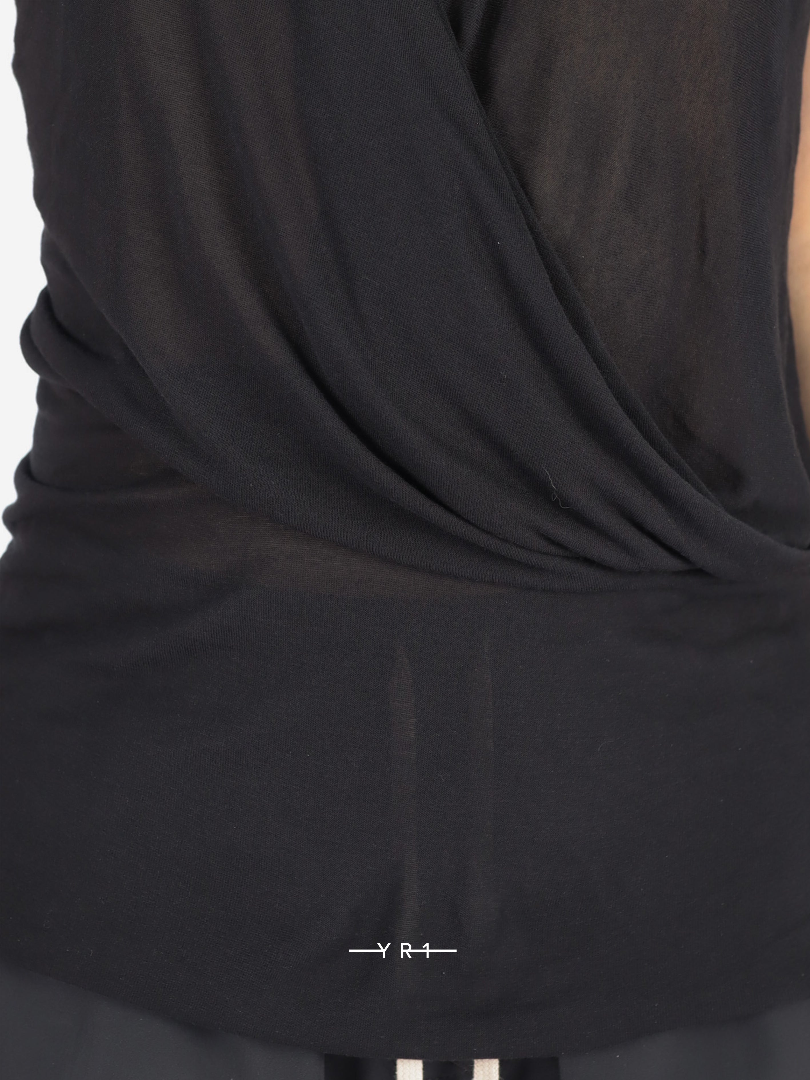 RP Draped Top-Blk
