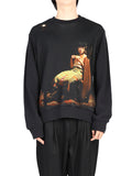 Cindy Sherman Portrait Print Sweatshirt-Sweatshirt-4807