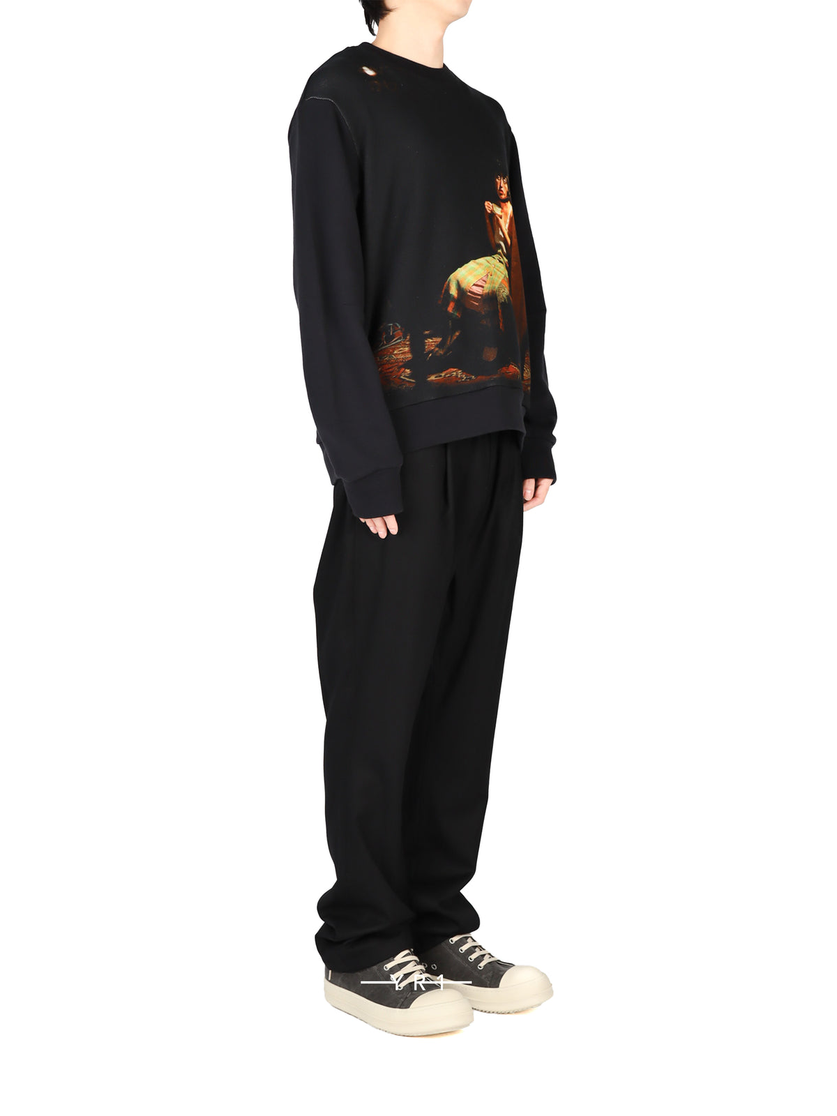 Cindy Sherman Portrait Print Sweatshirt-Sweatshirt-4807