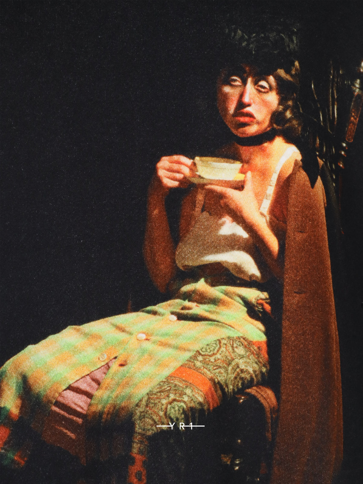 Cindy Sherman Portrait Print Sweatshirt-Sweatshirt-4807