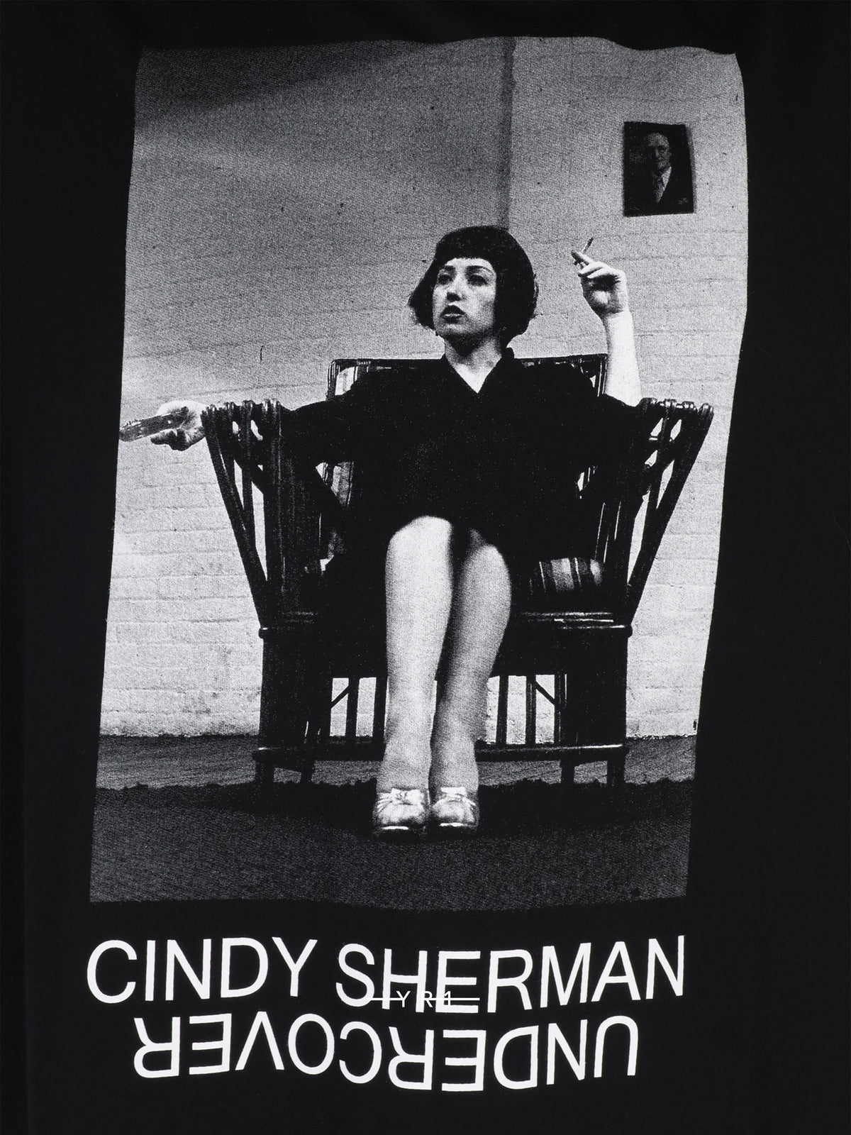 Cindy Sherman Black-and-White Portrait Print Short-Sleeve-T-Shirt-4814-1