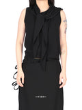 M-Drape Tie Sleeveless T B